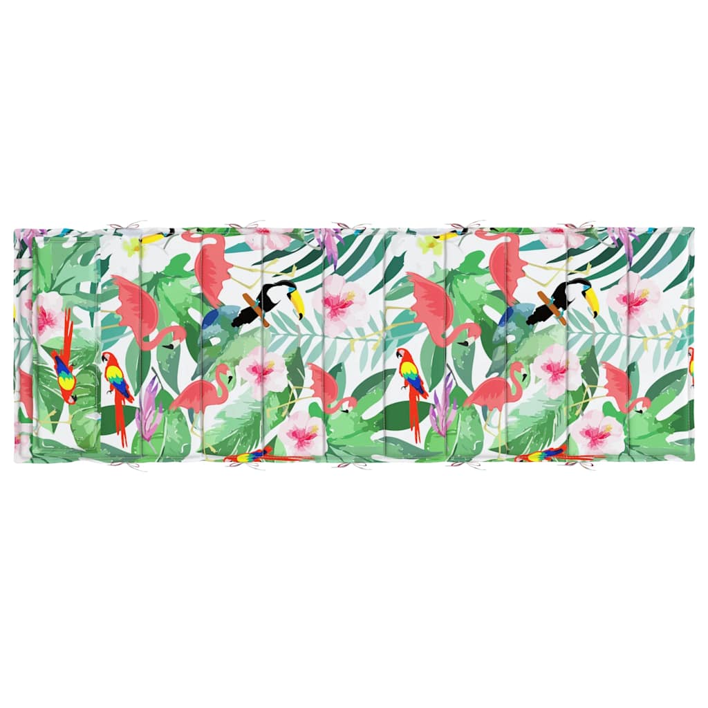 hynde til liggestol 180x60x4 cm oxfordstof flerfarvet