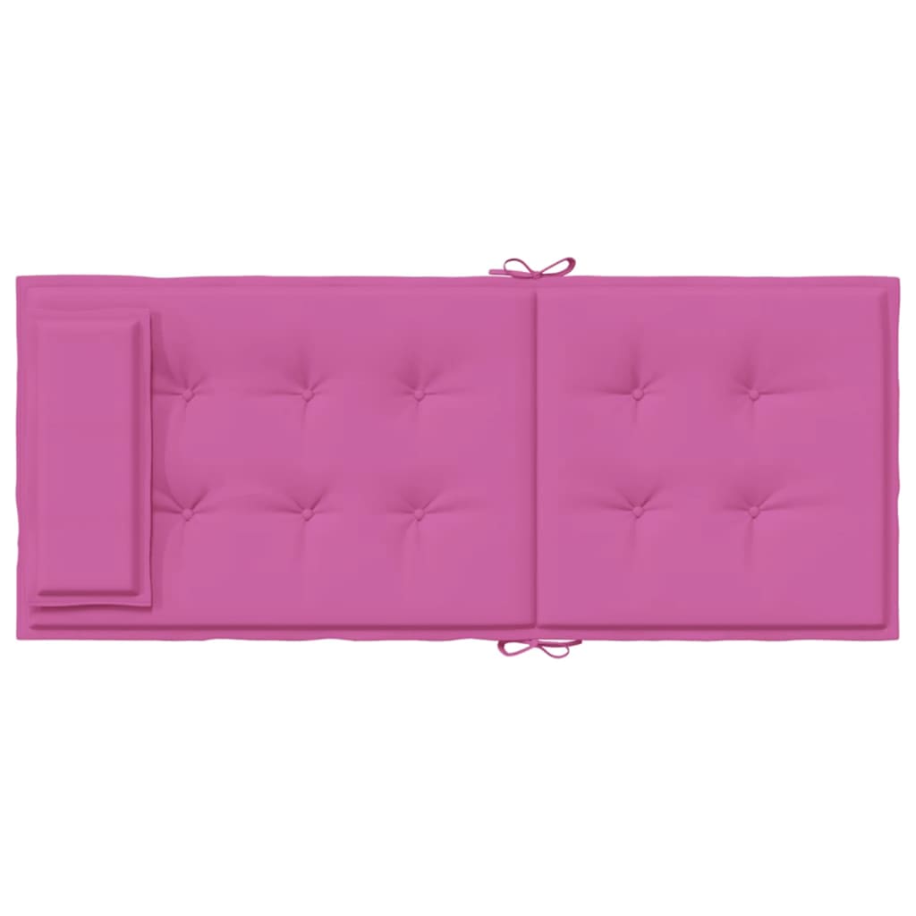 stolehynder m. høj ryg 4 stk. oxfordstof pink