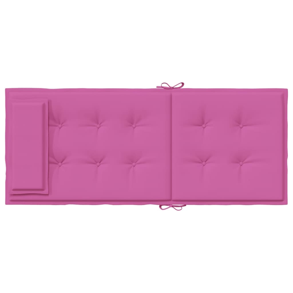 stolehynder m. høj ryg 6 stk. oxfordstof pink
