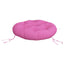 rund hynde Ø60x11 cm oxfordstof pink