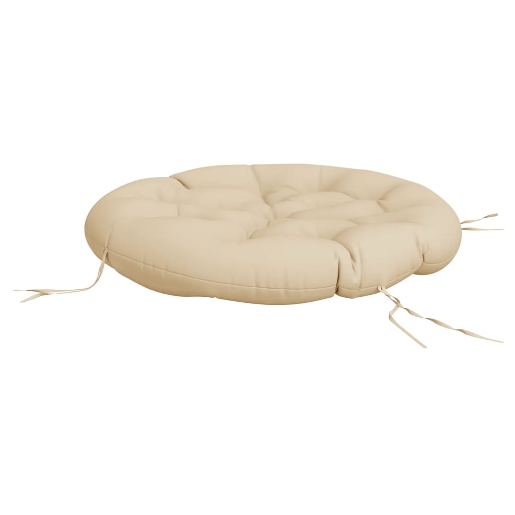 rund hynde Ø100x11 cm oxfordstof beige