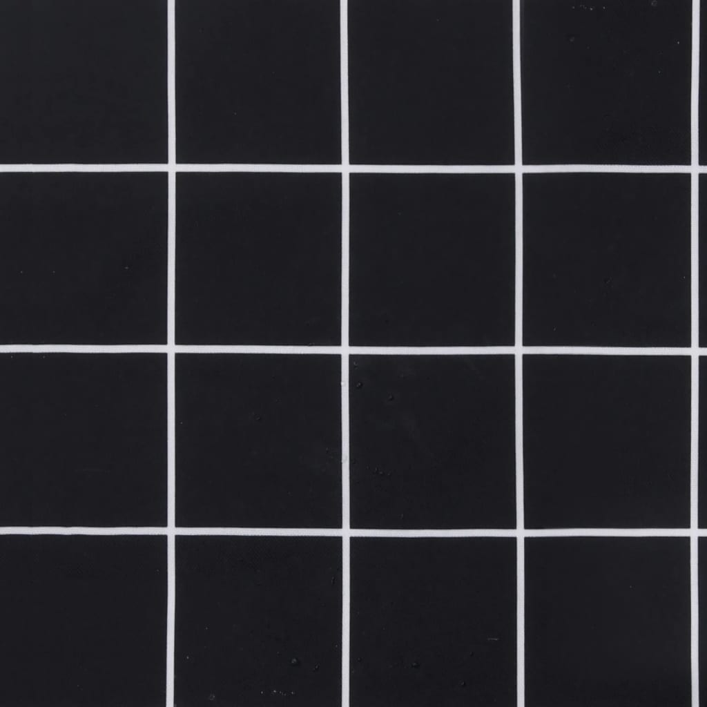 rund hynde Ø100x11 cm oxfordstof ternet sort
