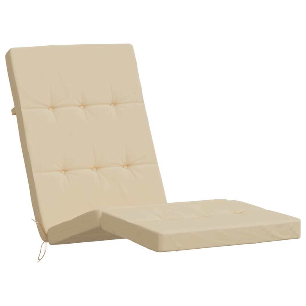 hynder til dækstol 2 stk. oxfordstof beige
