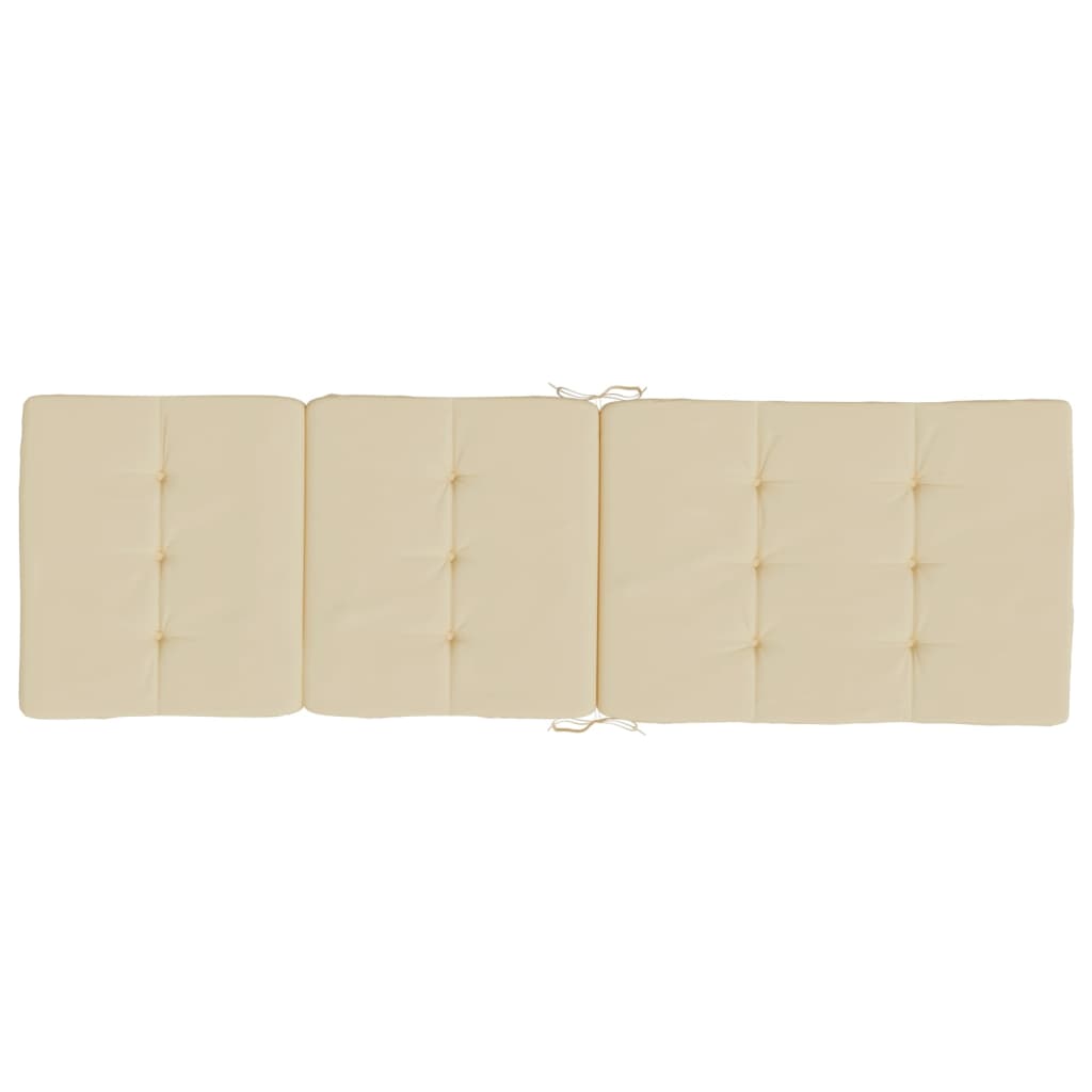 hynder til dækstol 2 stk. oxfordstof beige