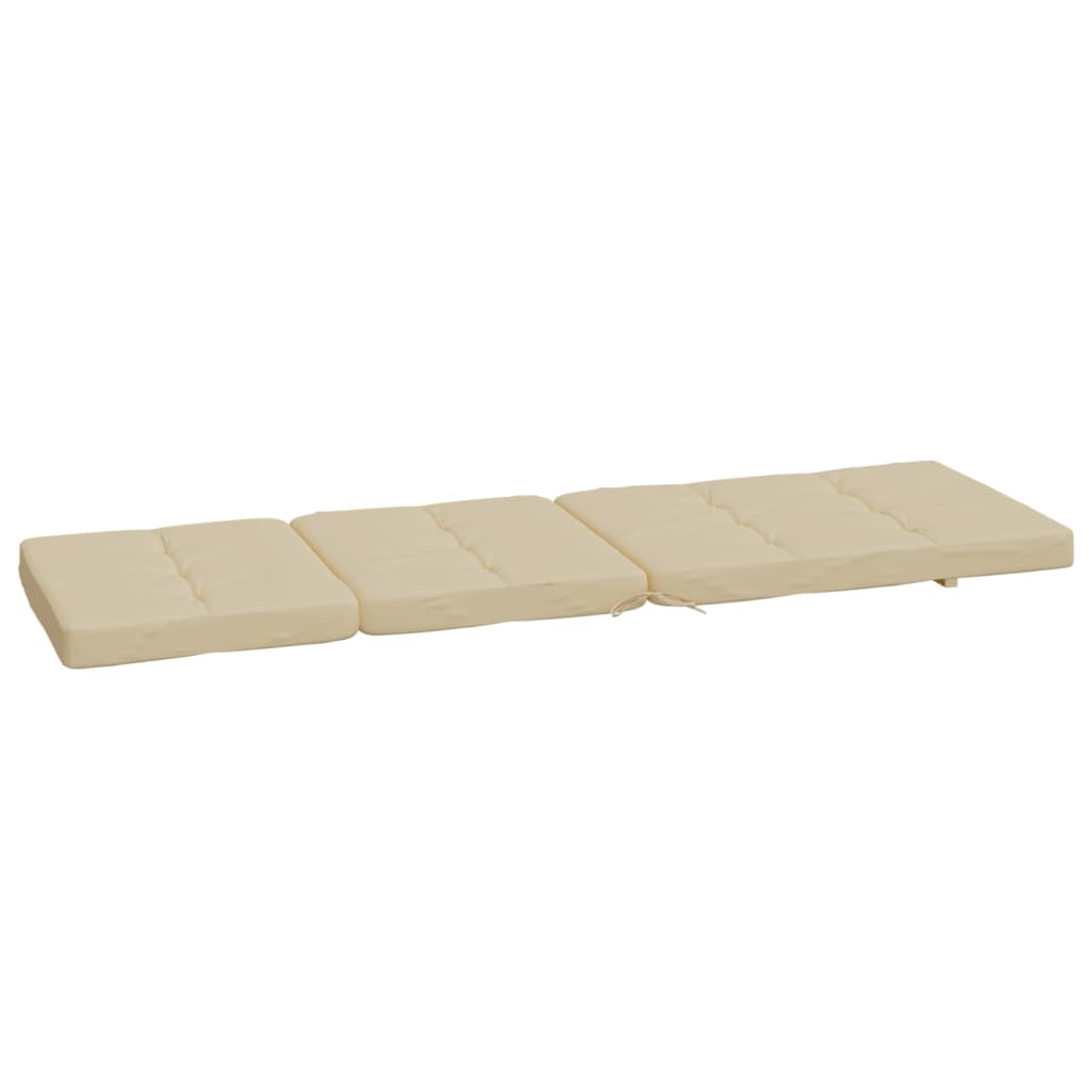 hynder til dækstol 2 stk. oxfordstof beige