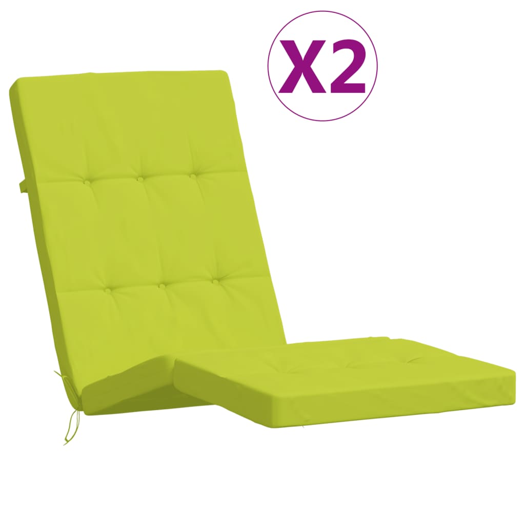 hynder til dækstol 2 stk. oxfordstof lysegrøn