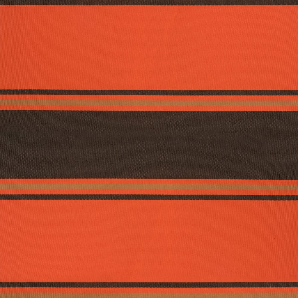 foldemarkise 3,5x2,5 m automatisk betjening orange og brun