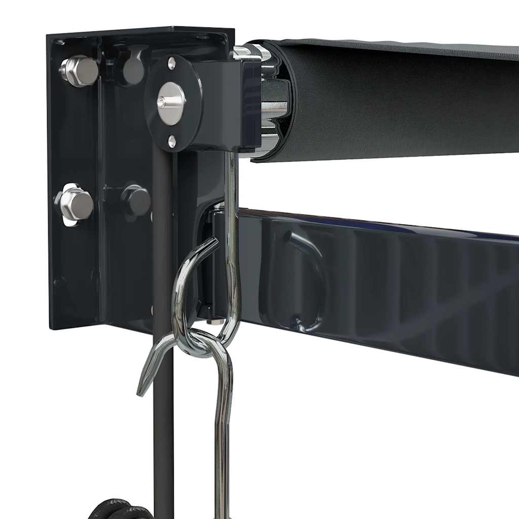 foldemarkise 4x3 m automatisk betjening antracitgrå