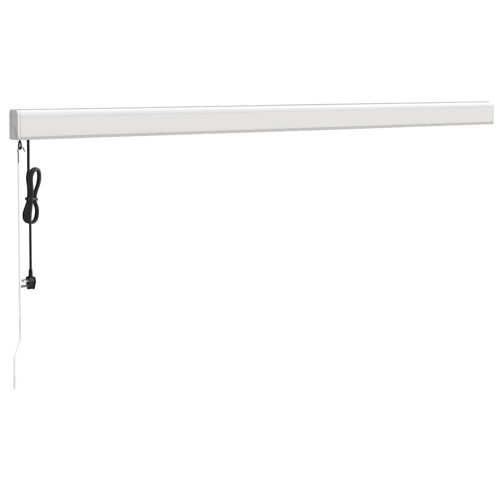 foldemarkise 4,5x3 m stof og aluminium gul og hvid