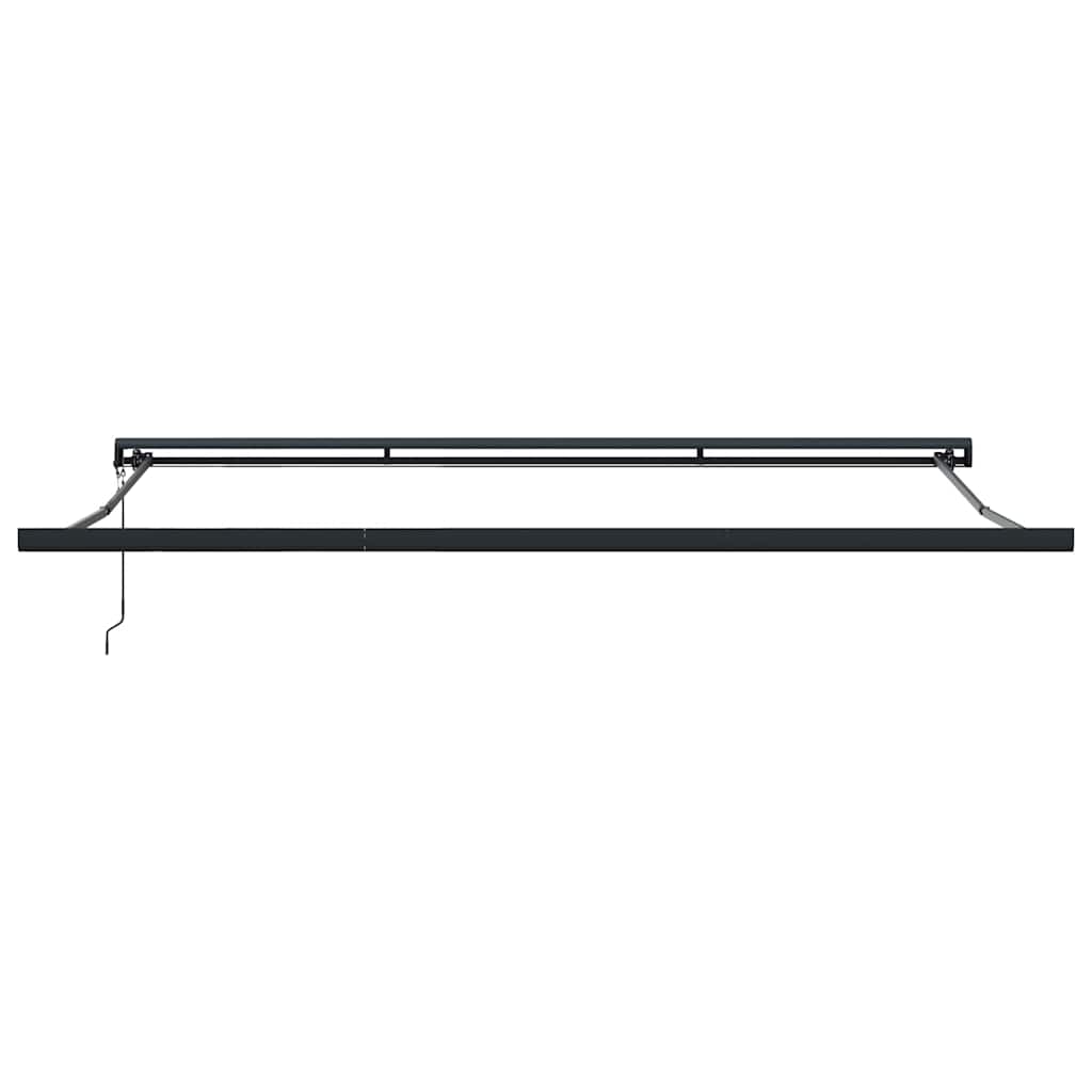foldemarkise 5x3 m stof og aluminium gul og hvid