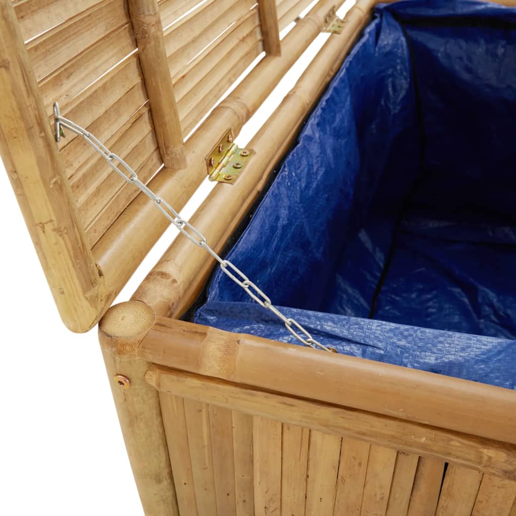 opbevaringskasse til haven Box 90x52x55 cm bambus