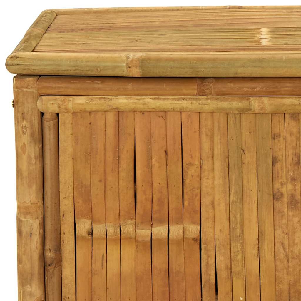 opbevaringskasse til haven 110x52x55 cm bambus