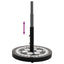 parasolfod 12 kg rund sort og hvid