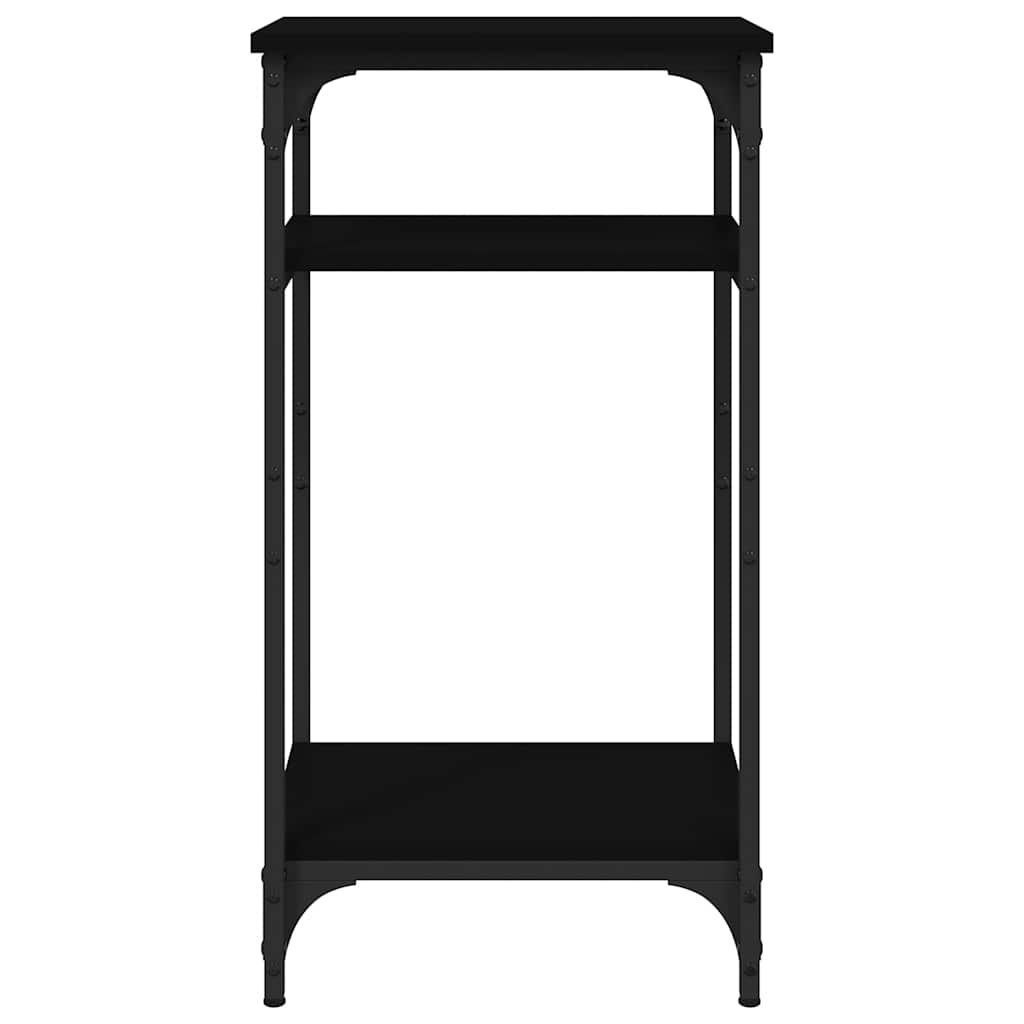 sidebord 40x30x75 cm konstrueret træ sort