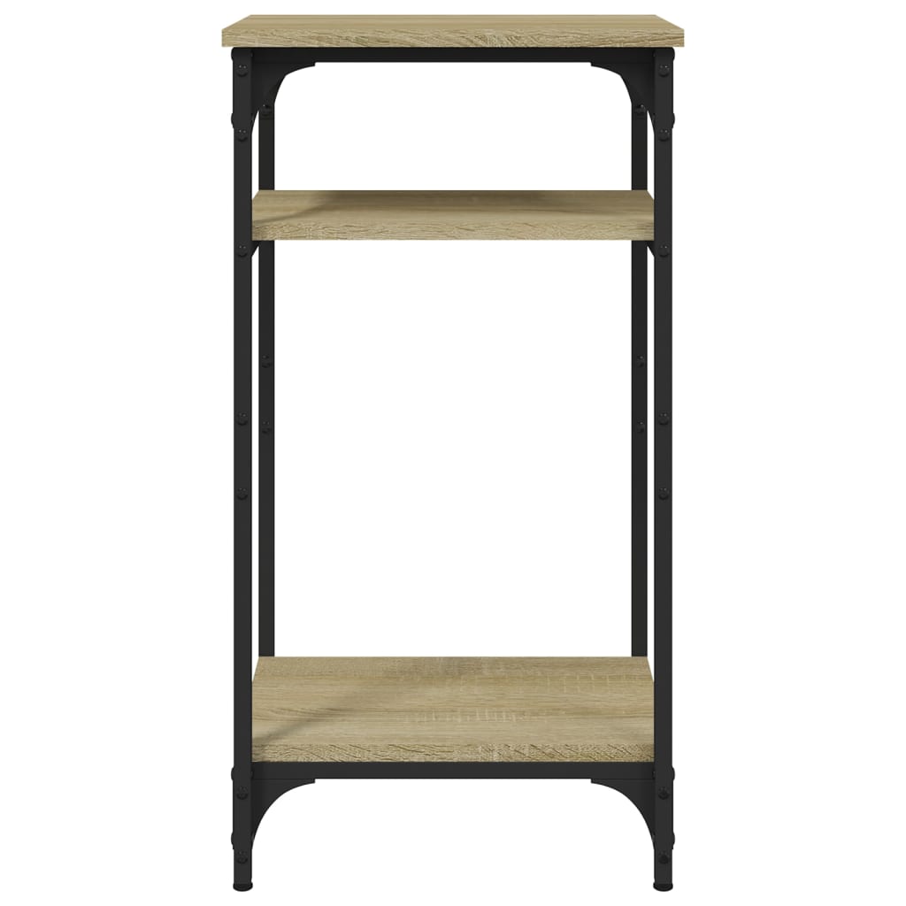 sidebord 40x30x75 cm konstrueret træ sonoma-eg