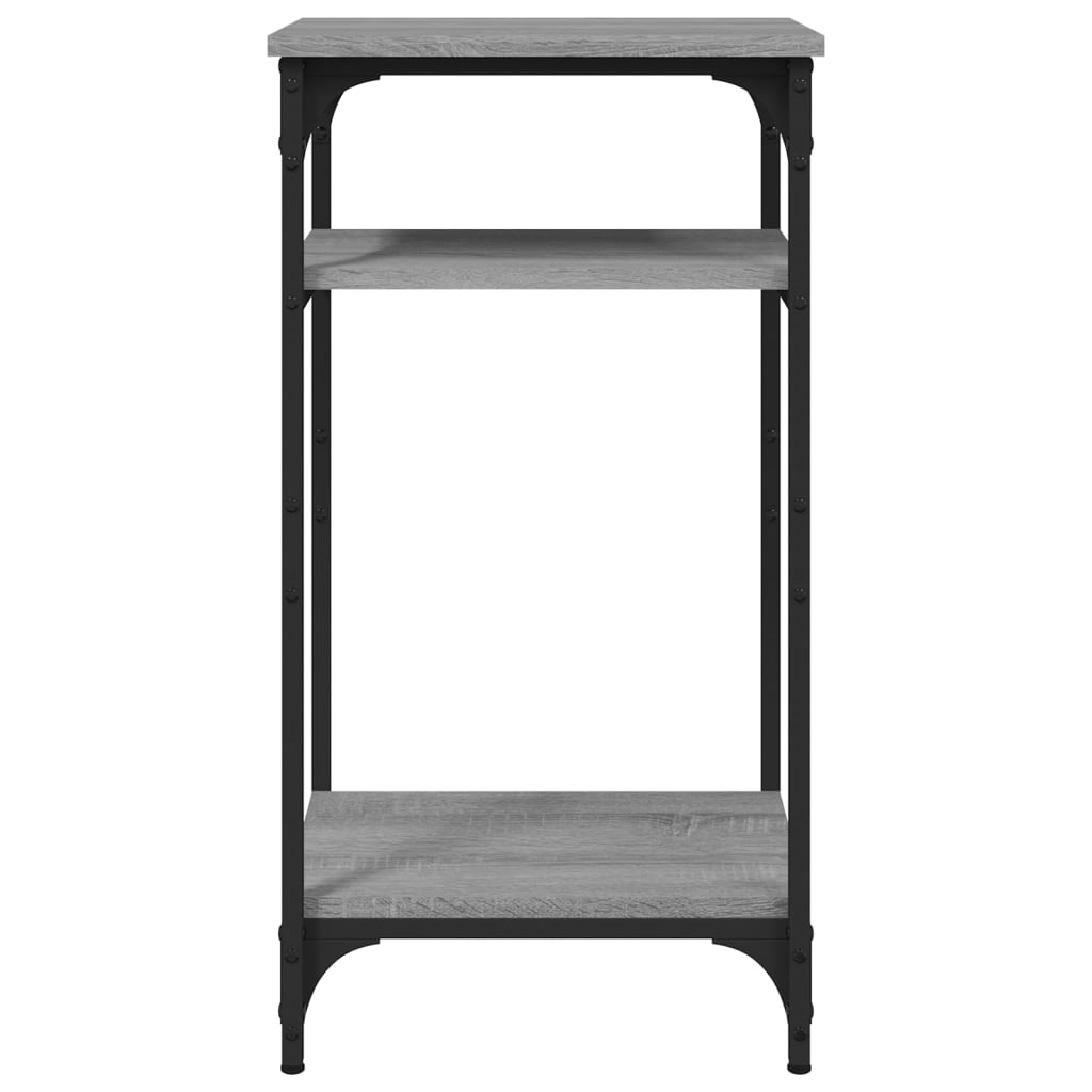 sidebord 40x30x75 cm konstrueret træ grå sonoma-eg