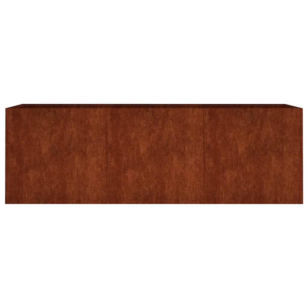 højbed 120x40x40 cm cortenstål