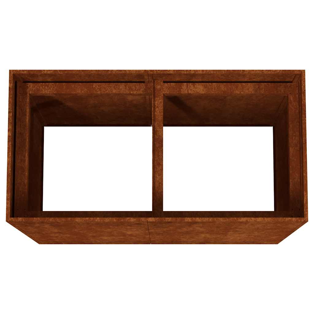 plantekrukke 80x40x80 cm cortenstål