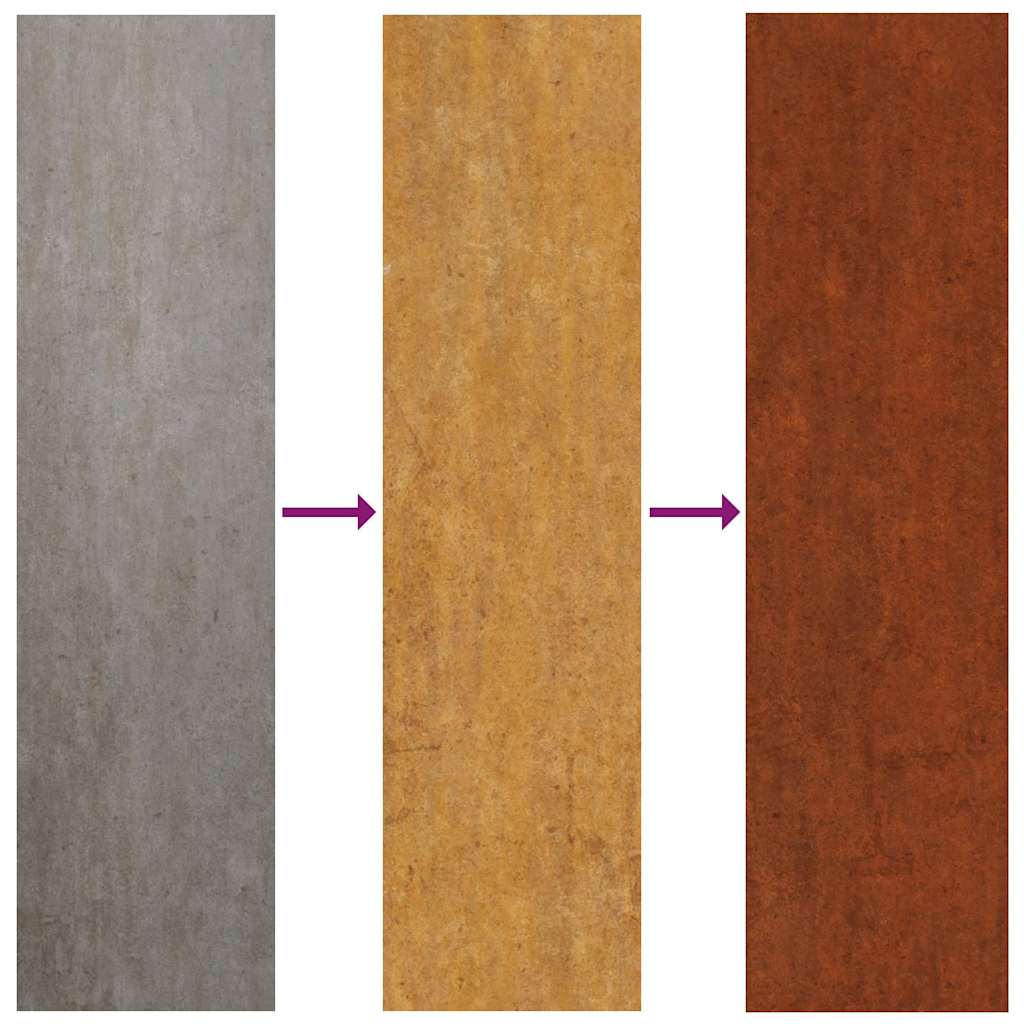 højbed 120x40x80 cm cortenstål