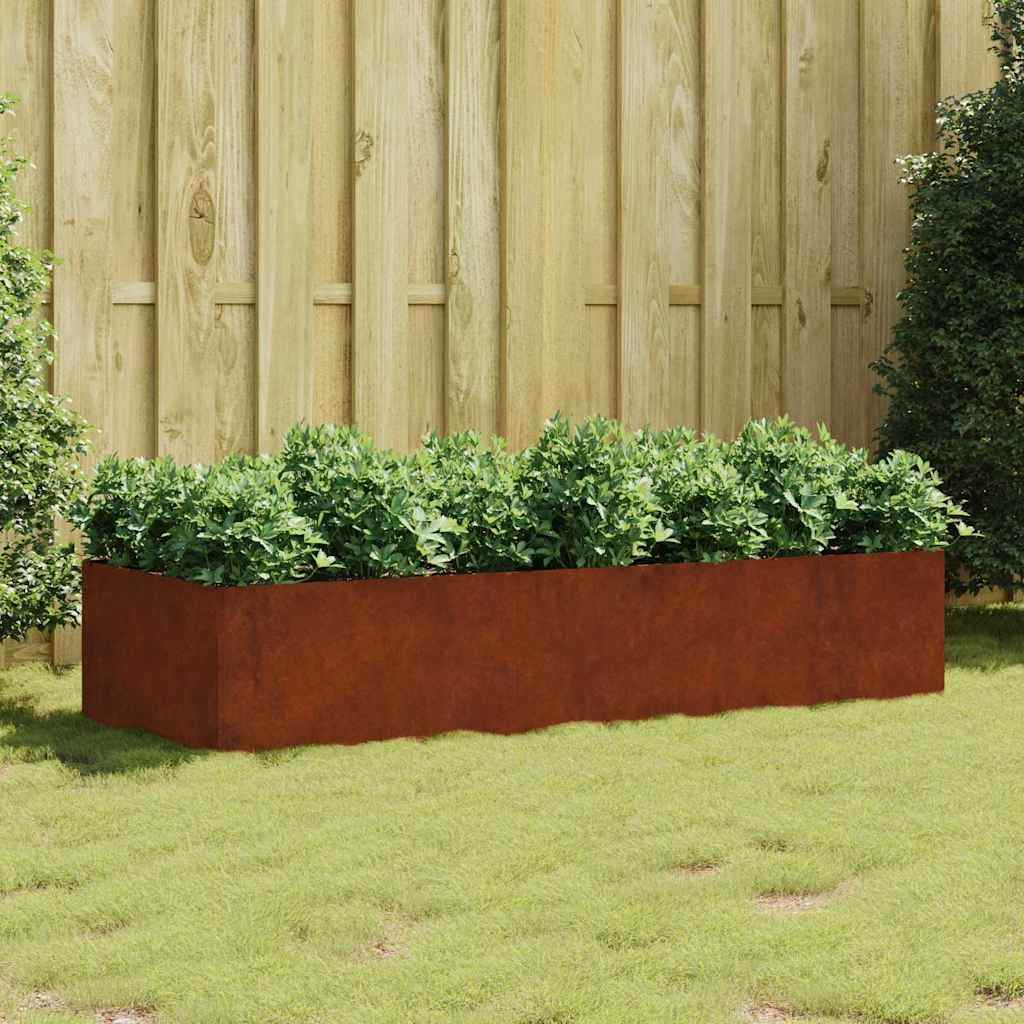 højbed 200x80x40 cm cortenstål