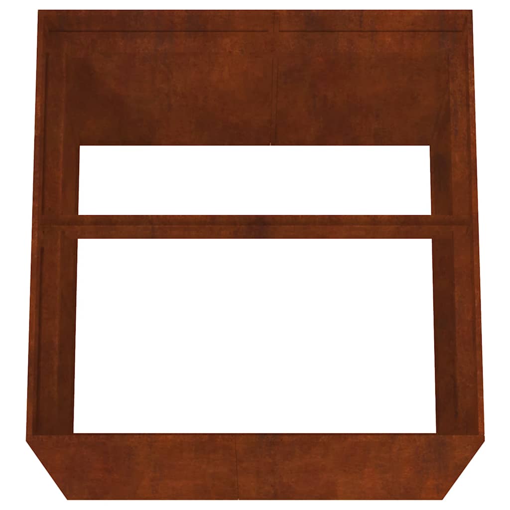 plantekasse 80x80x80 cm cortenstål