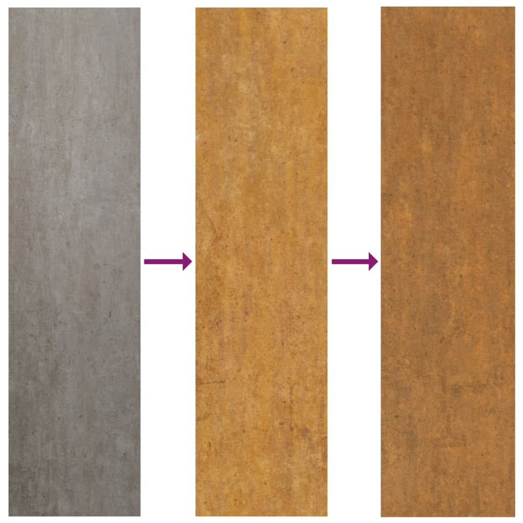 højbed 120x80x80 cm cortenstål