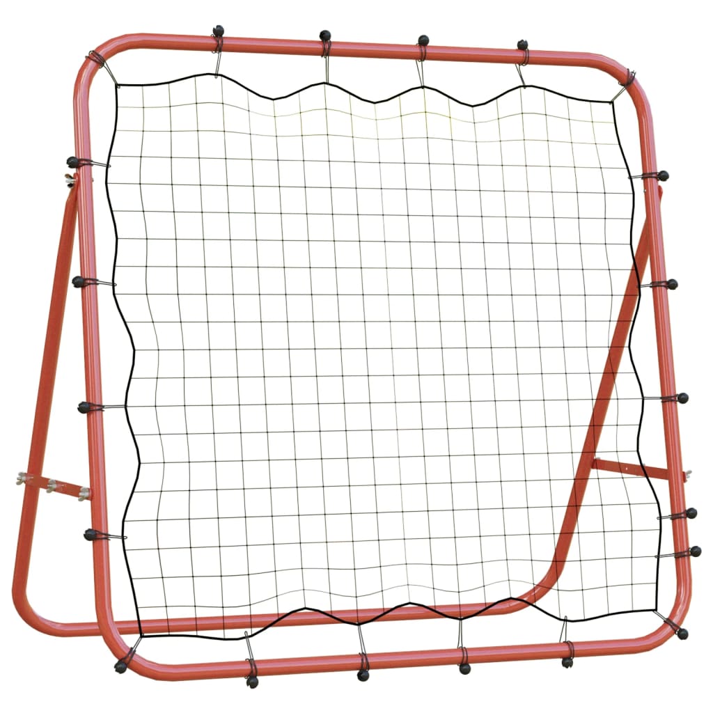 justerbar foodbold-rebounder 96x80x96 cm stål og PE