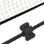tennisnet 500x100x87 cm polyester sort og rød