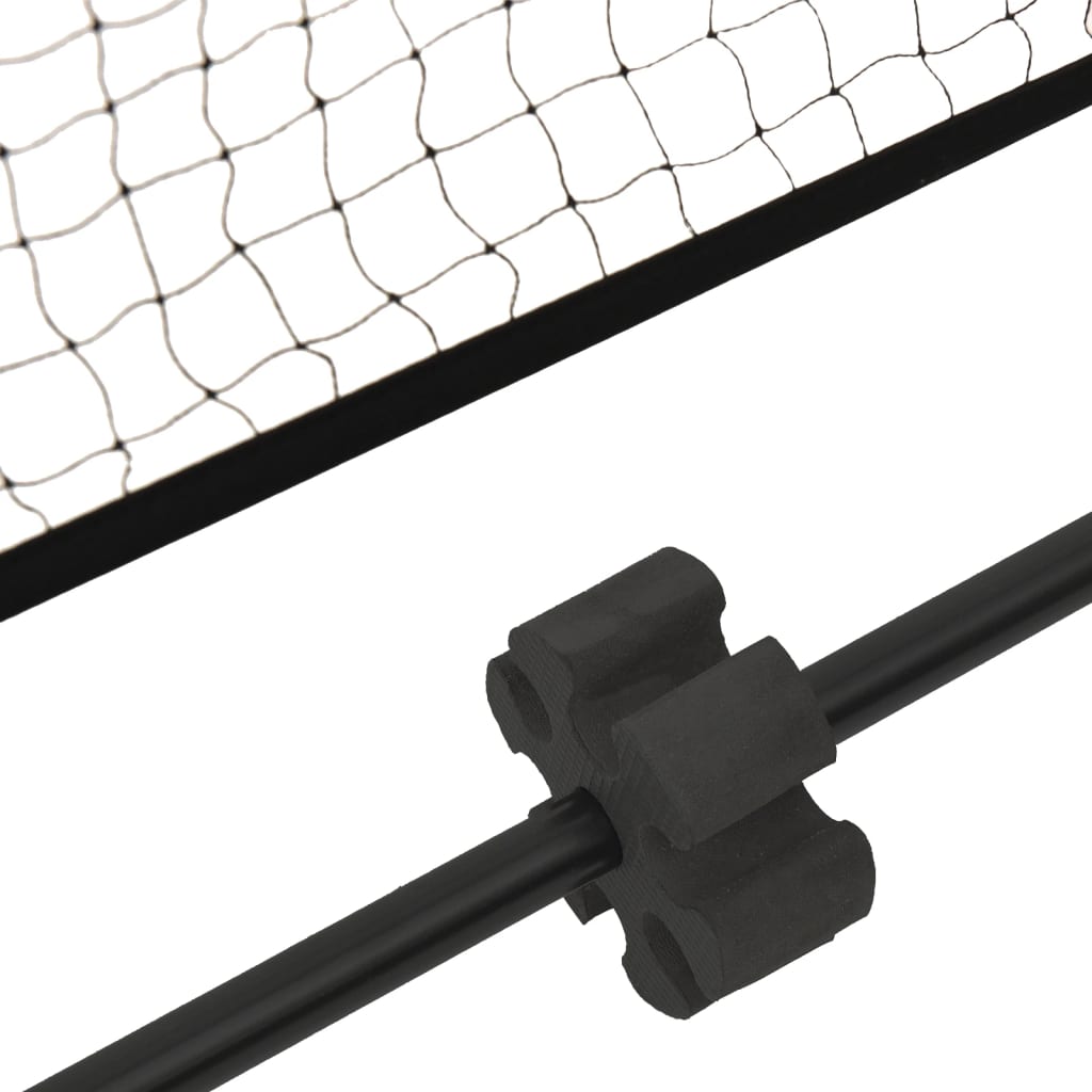 tennisnet 500x100x87 cm polyester sort og rød