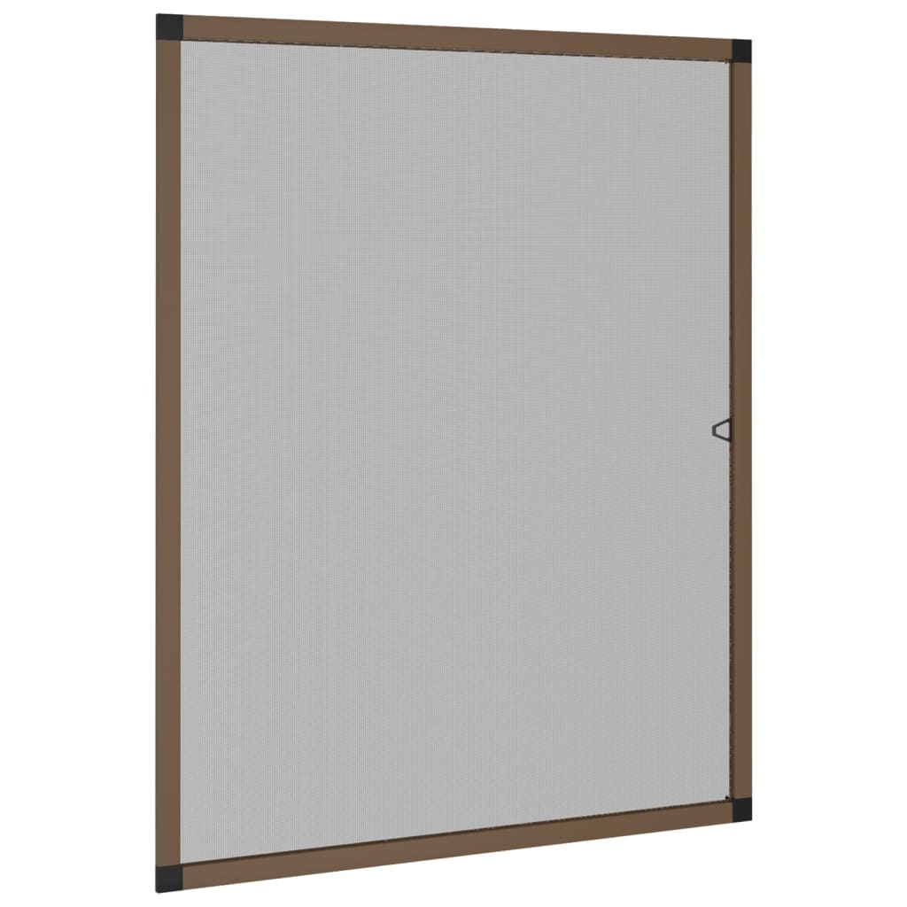 insektnet til vinduer 80x100 cm brun