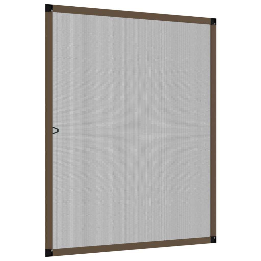 insektnet til vinduer 80x100 cm brun
