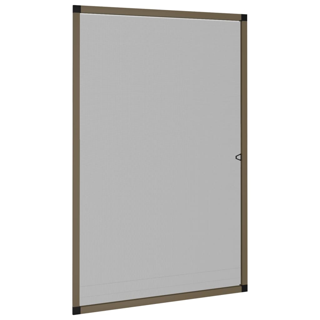 insektnet til vinduer 80x120 cm brun