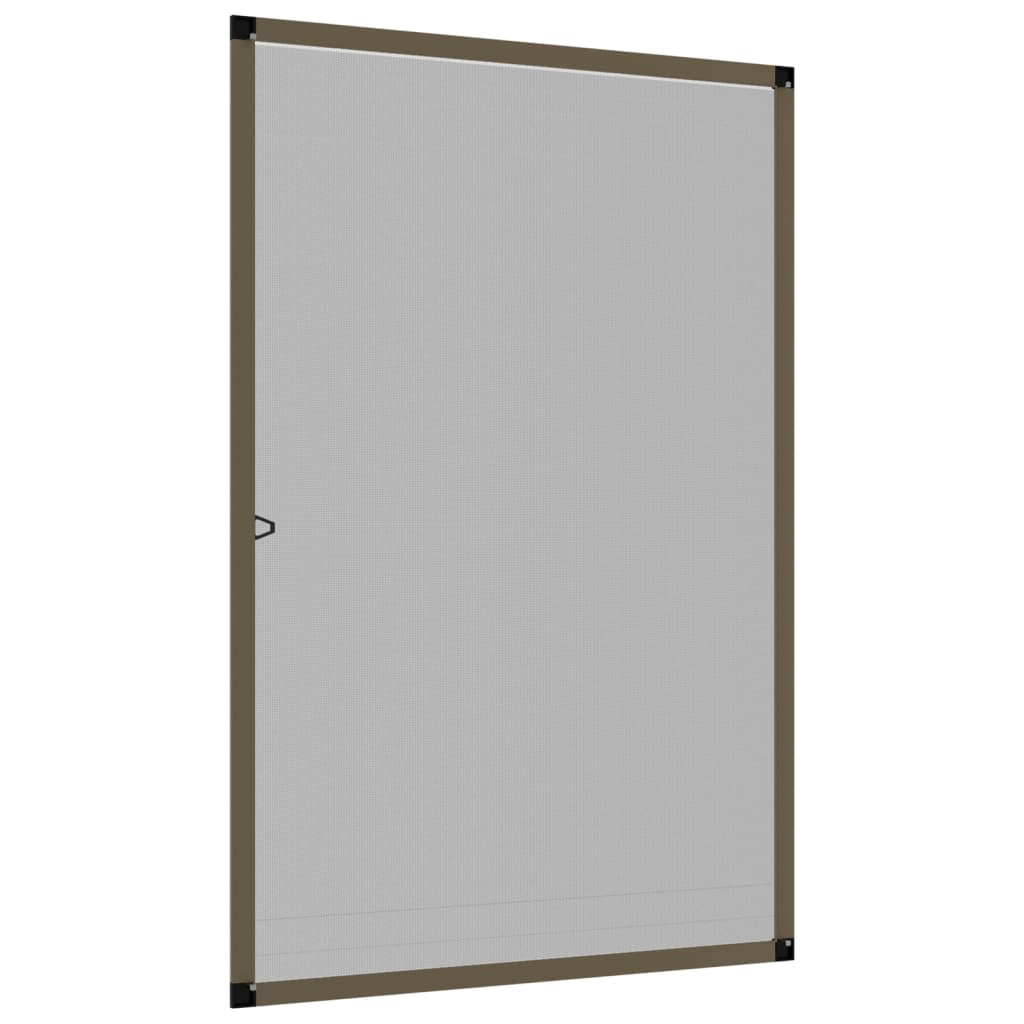 insektnet til vinduer 80x120 cm brun