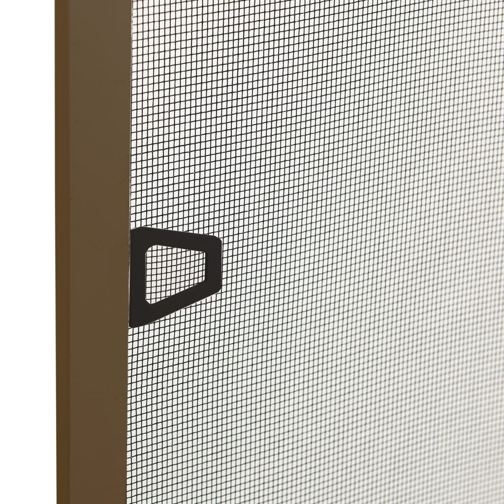 insektnet til vinduer 80x120 cm brun