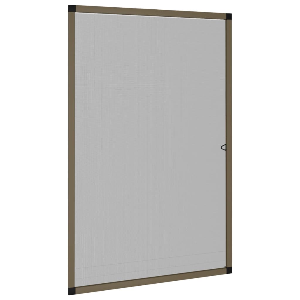 insektnet til vinduer 90x120 cm brun