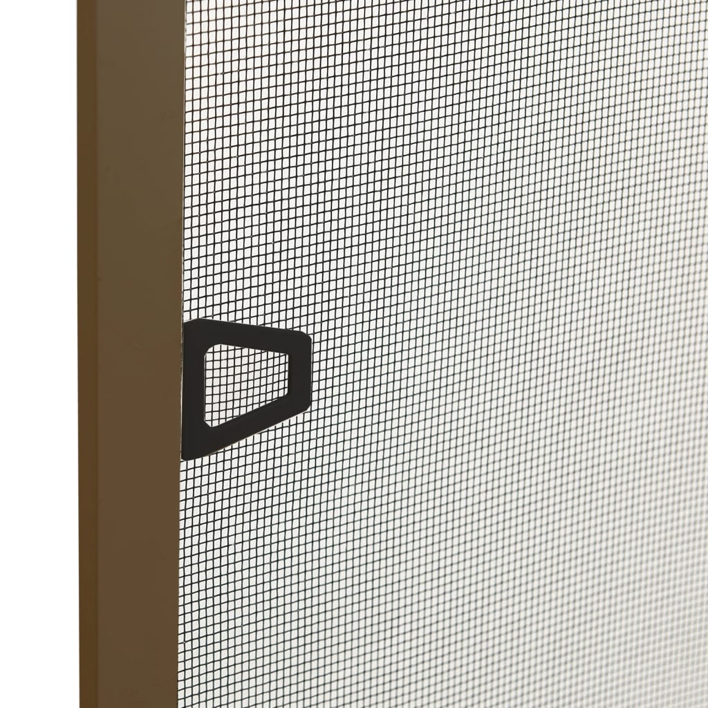 insektnet til vinduer 90x120 cm brun