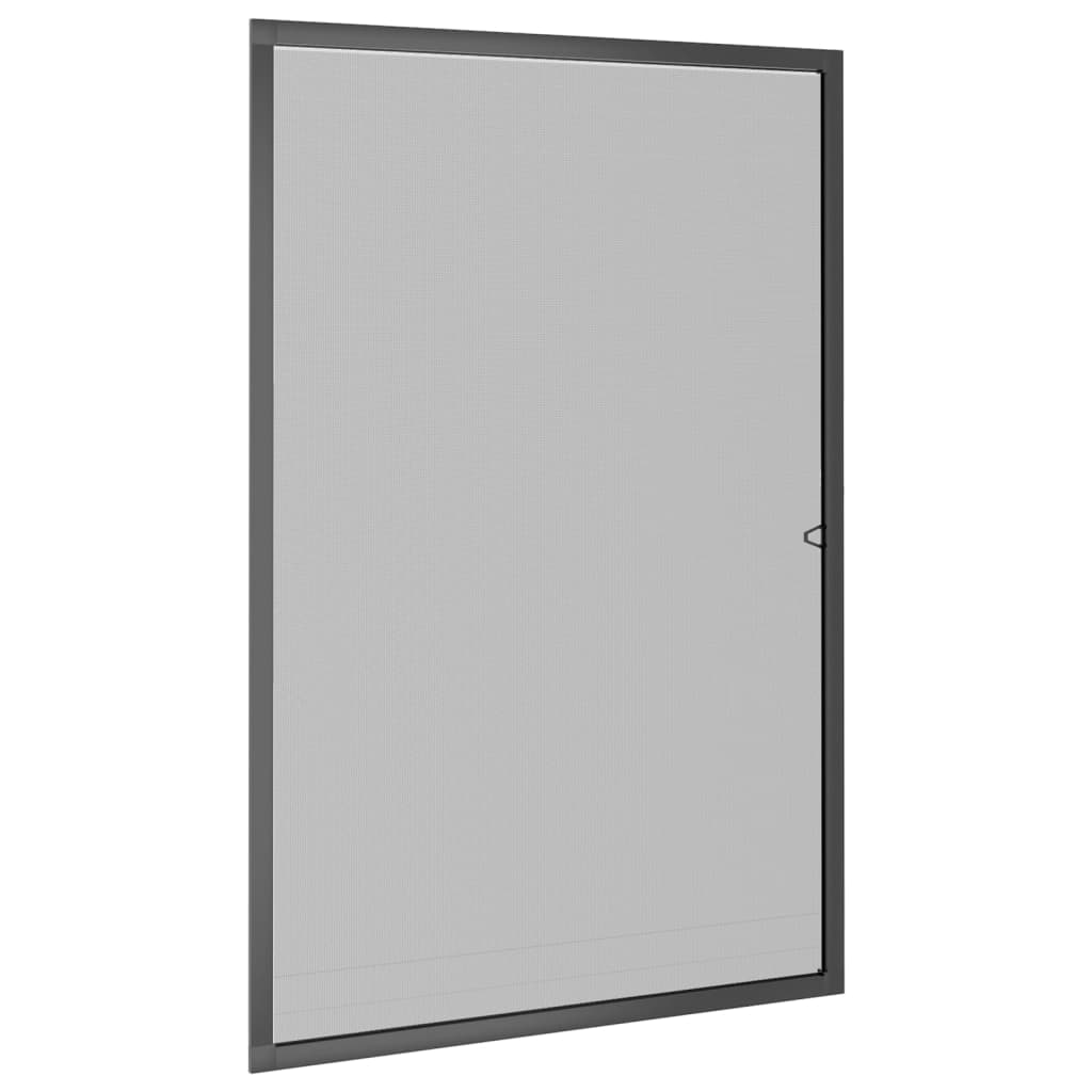 insektnet til vinduer 80x120 cm antracitgrå