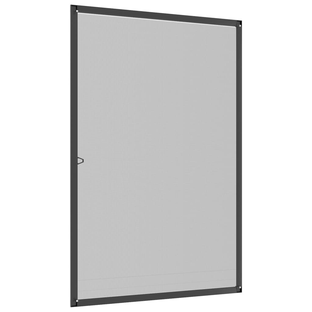 insektnet til vinduer 80x120 cm antracitgrå