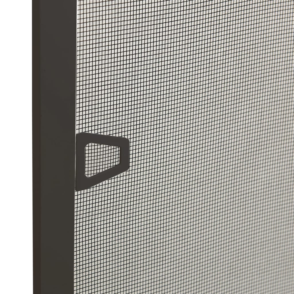 insektnet til vinduer 80x120 cm antracitgrå