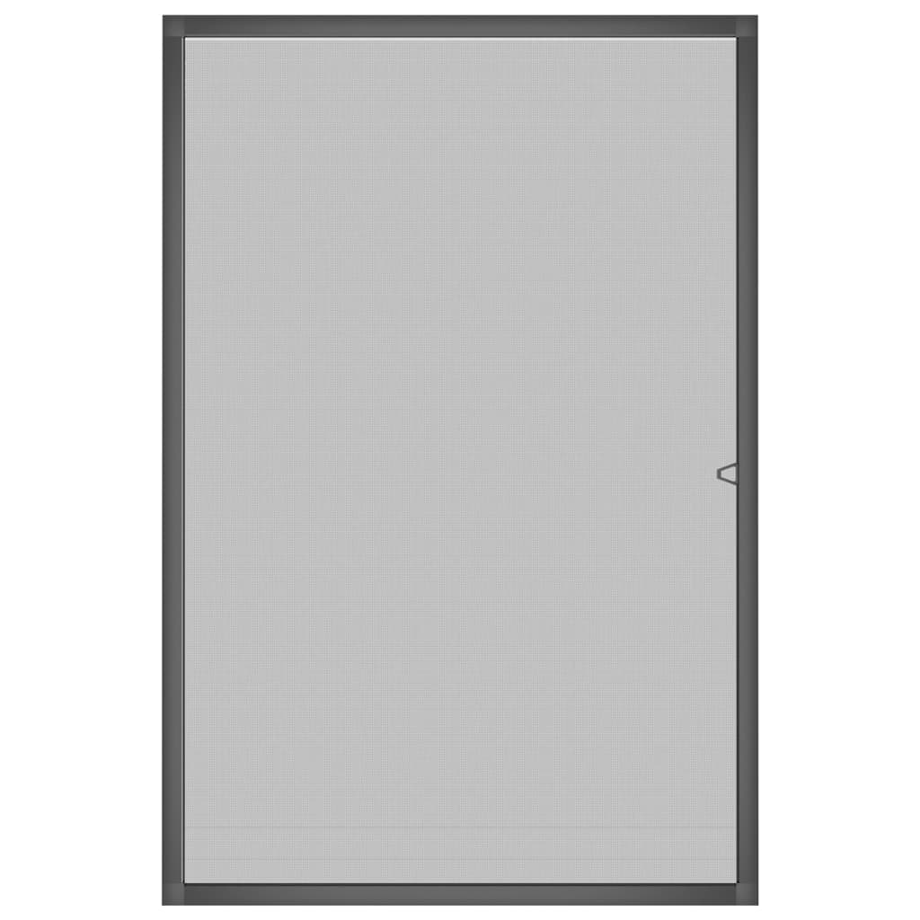 insektnet til vinduer 90x120 cm antracitgrå