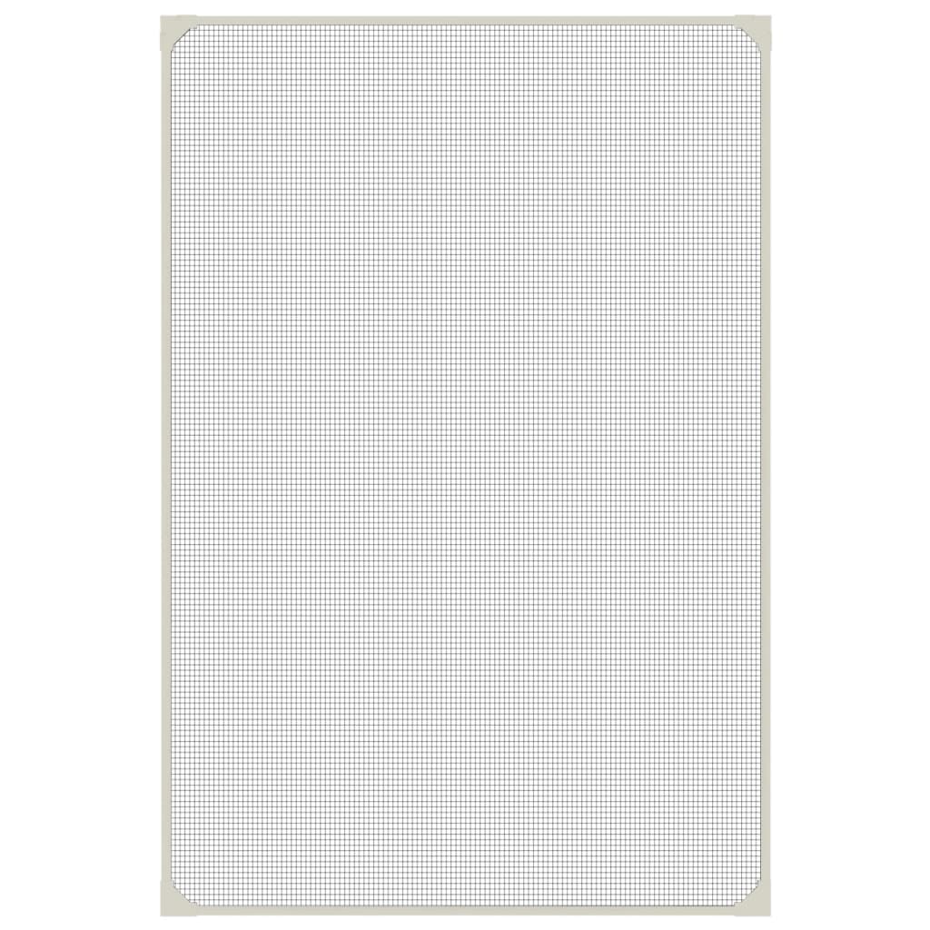 magnetisk insektnet til vinduer 80x120 cm hvid