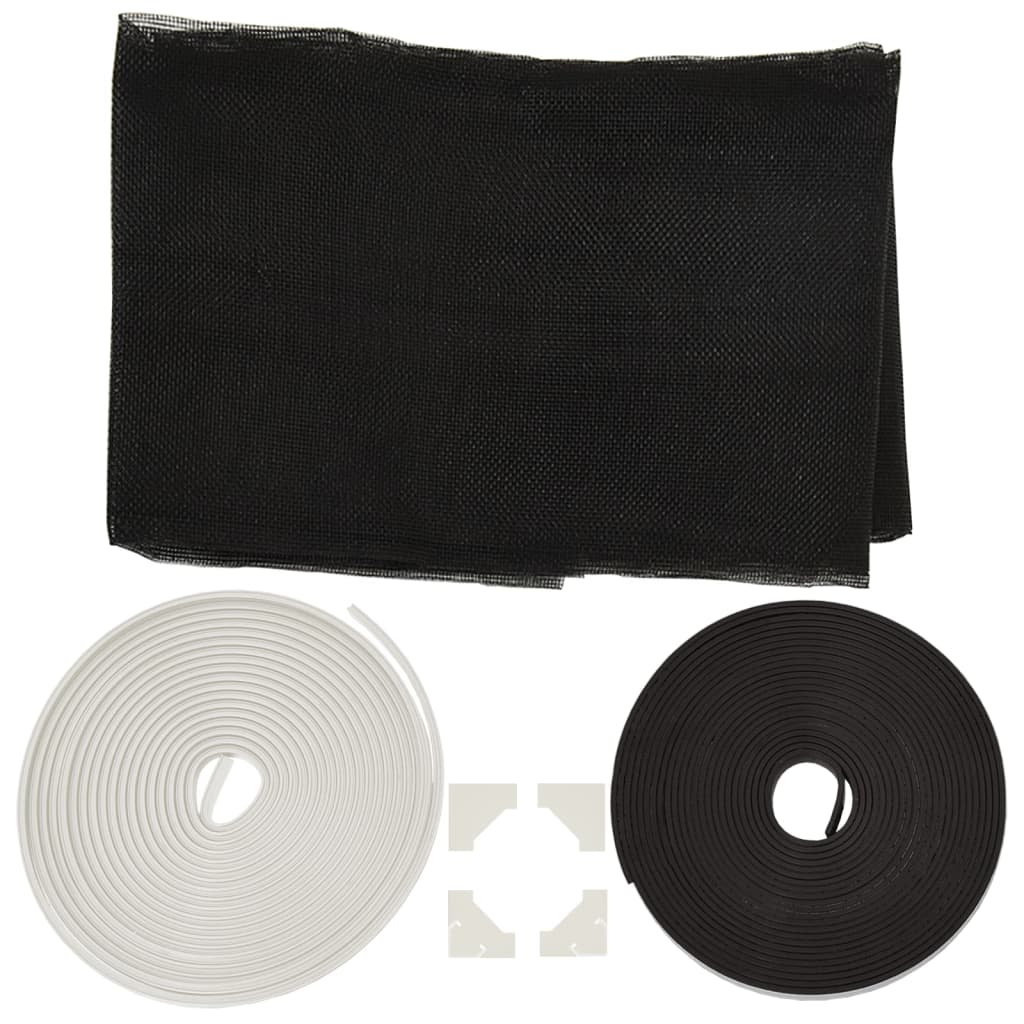 magnetisk insektnet til vinduer 80x120 cm hvid