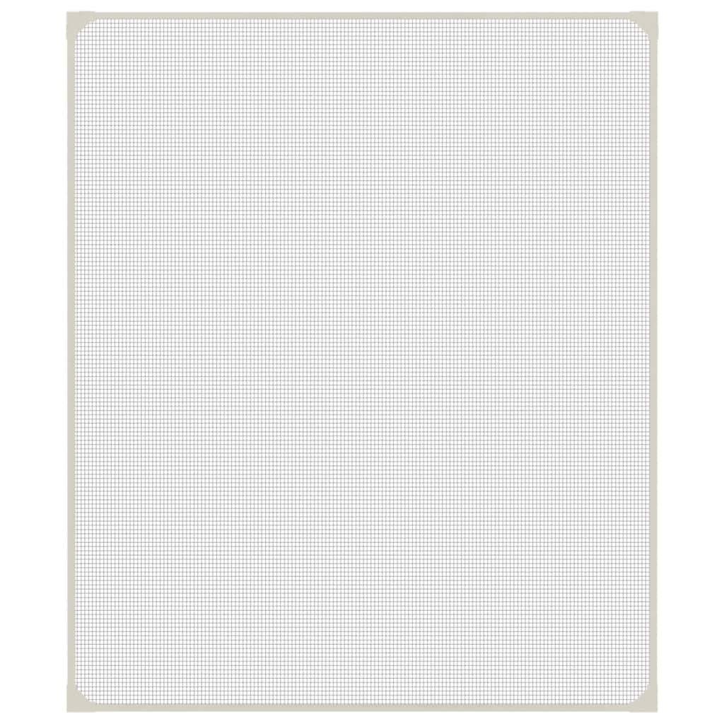 magnetisk insektnet til vinduer 100x120 cm hvid