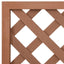 espalier med plantekasse 65x33x135 cm WPC brun