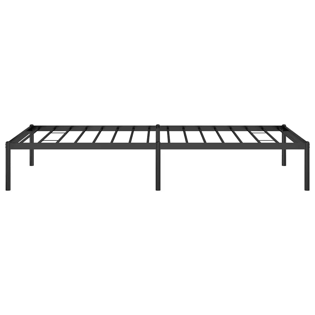 sengeramme 90x190 cm metal sort