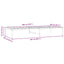 sengeramme 90x200 cm metal sort