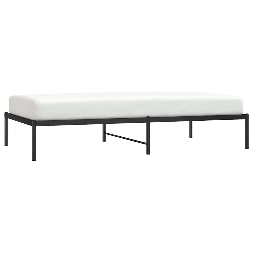sengeramme 100x190 cm metal sort