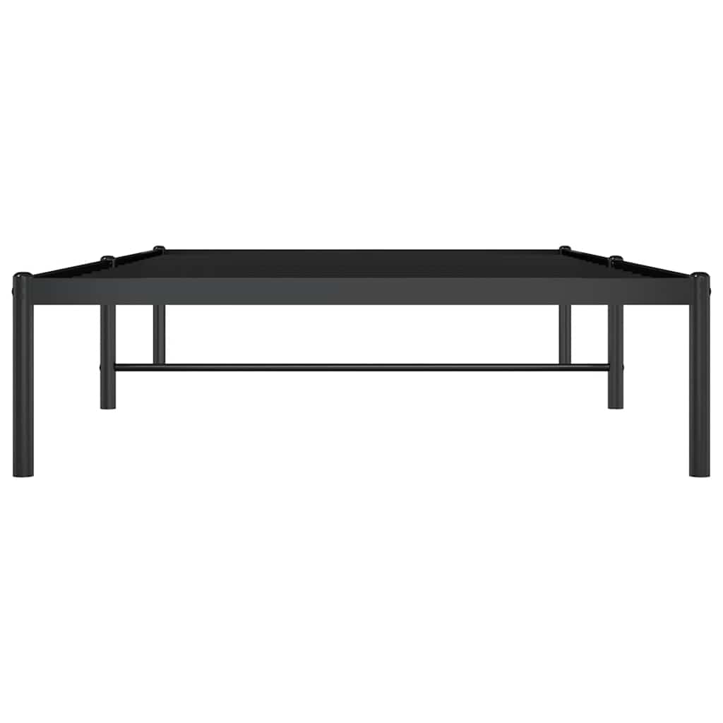 sengeramme 100x190 cm metal sort