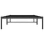 sengeramme 100x200 cm metal sort