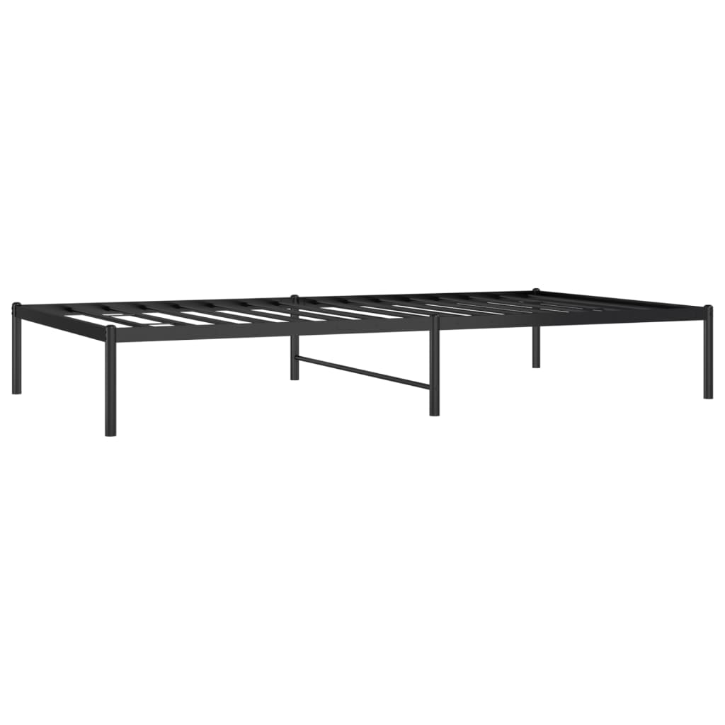 sengeramme 107x203 cm metal sort